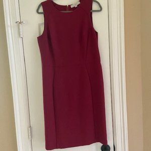Ann Taylor Loft Sheath Dress, Size 12T, Russet